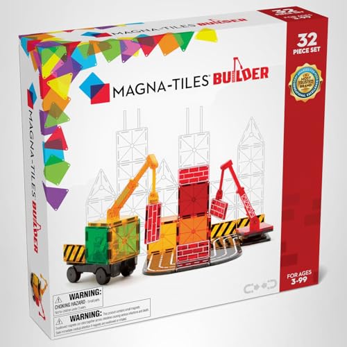 Builder 32-Piece Magnetic Construction Set Kids-Toys Galore