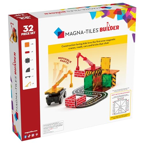 Builder 32-Piece Magnetic Construction Set Kids-Toys Galore