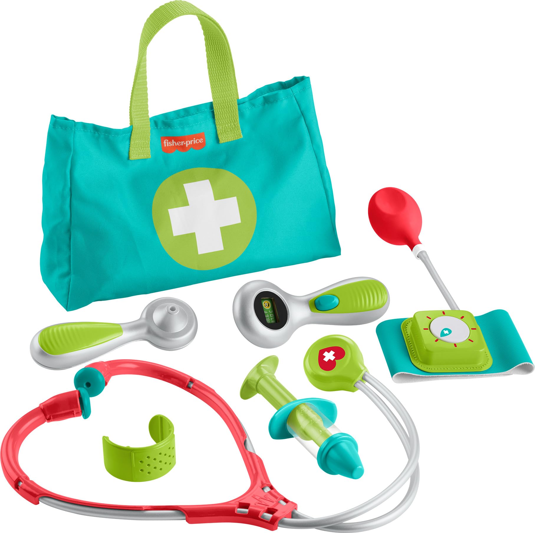 Doctor Kit 7-Piece Dress-Up Bag For Ages 3-Toys Galore