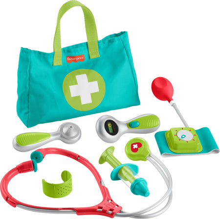 Doctor Kit 7-Piece Dress-Up Bag For Ages 3-Toys Galore