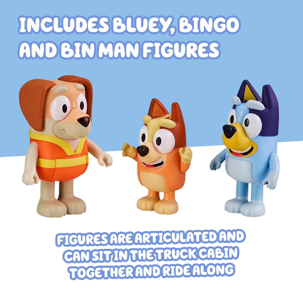 Garbage Truck Playset Ages 4-7 With Interactive Lever-Toys Galore