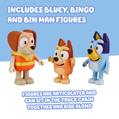 Garbage Truck Playset Ages 4-7 With Interactive Lever-Toys Galore