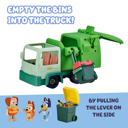 Garbage Truck Playset Ages 4-7 With Interactive Lever-Toys Galore
