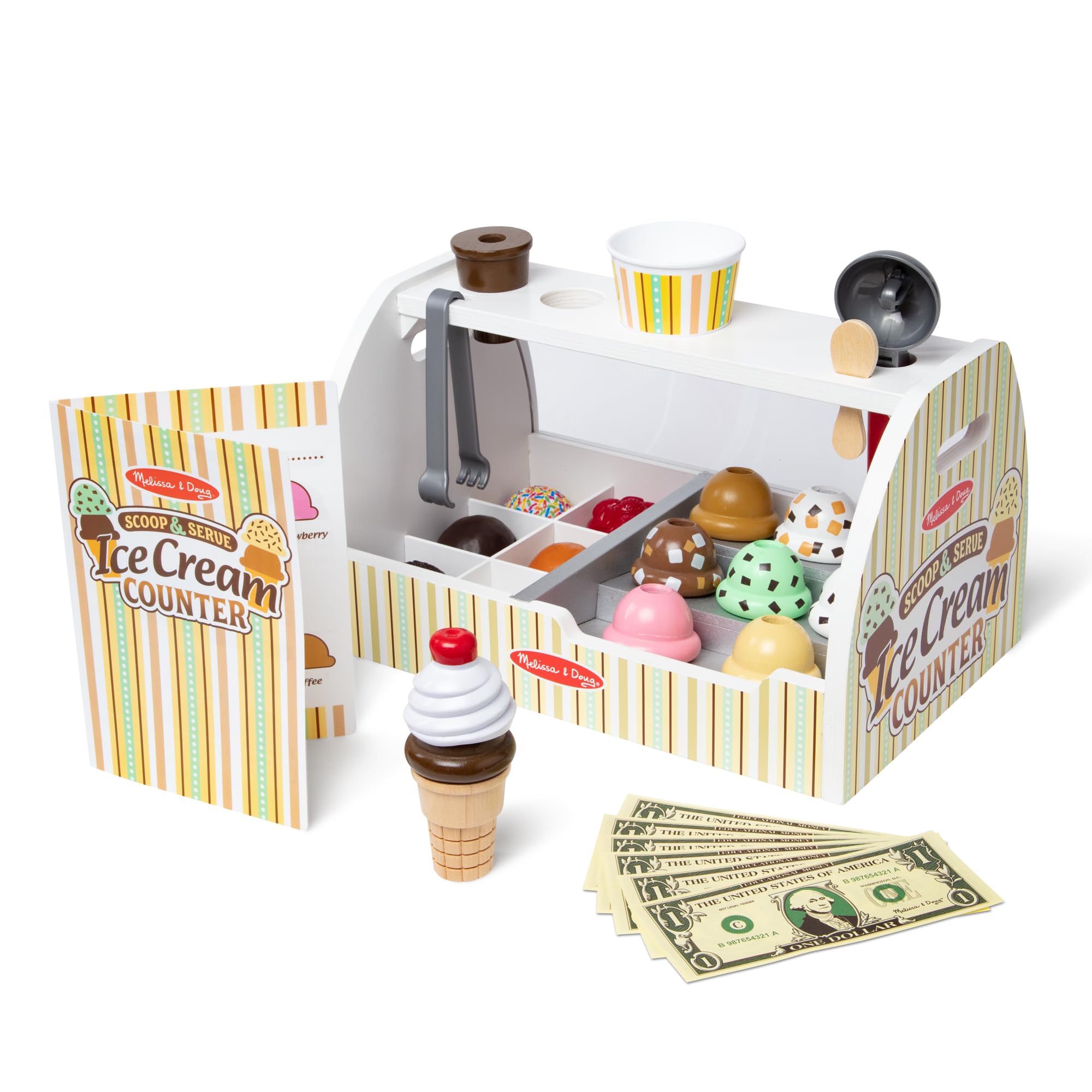 Ice Cream Counter Set For Kids Pretend-Toys Galore