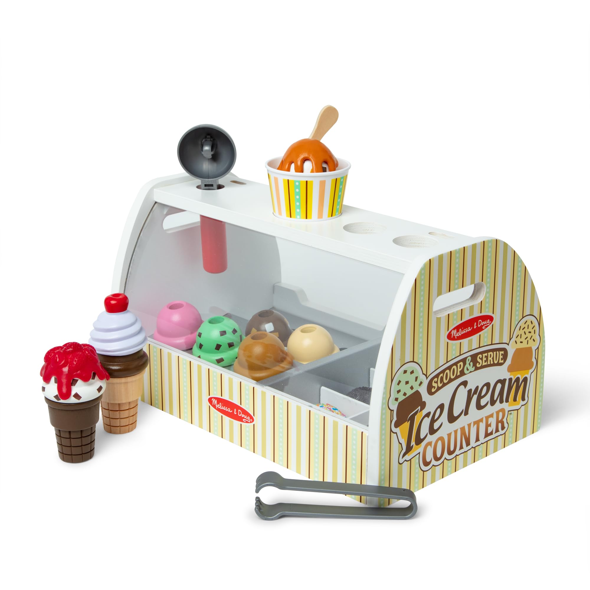 Ice Cream Counter Set For Kids Pretend-Toys Galore