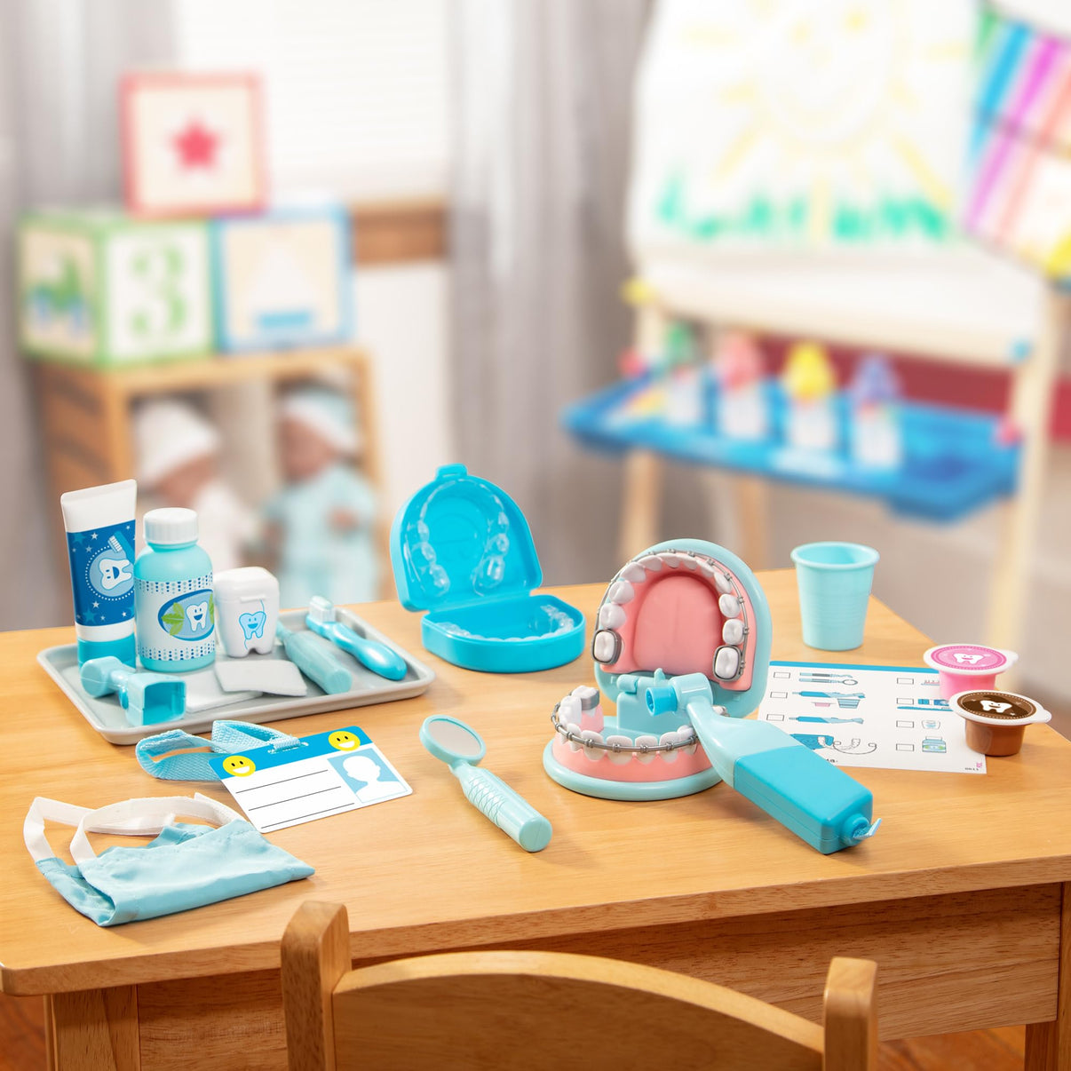 Kids Dentist Play Set With Oversized Teeth-Toys Galore