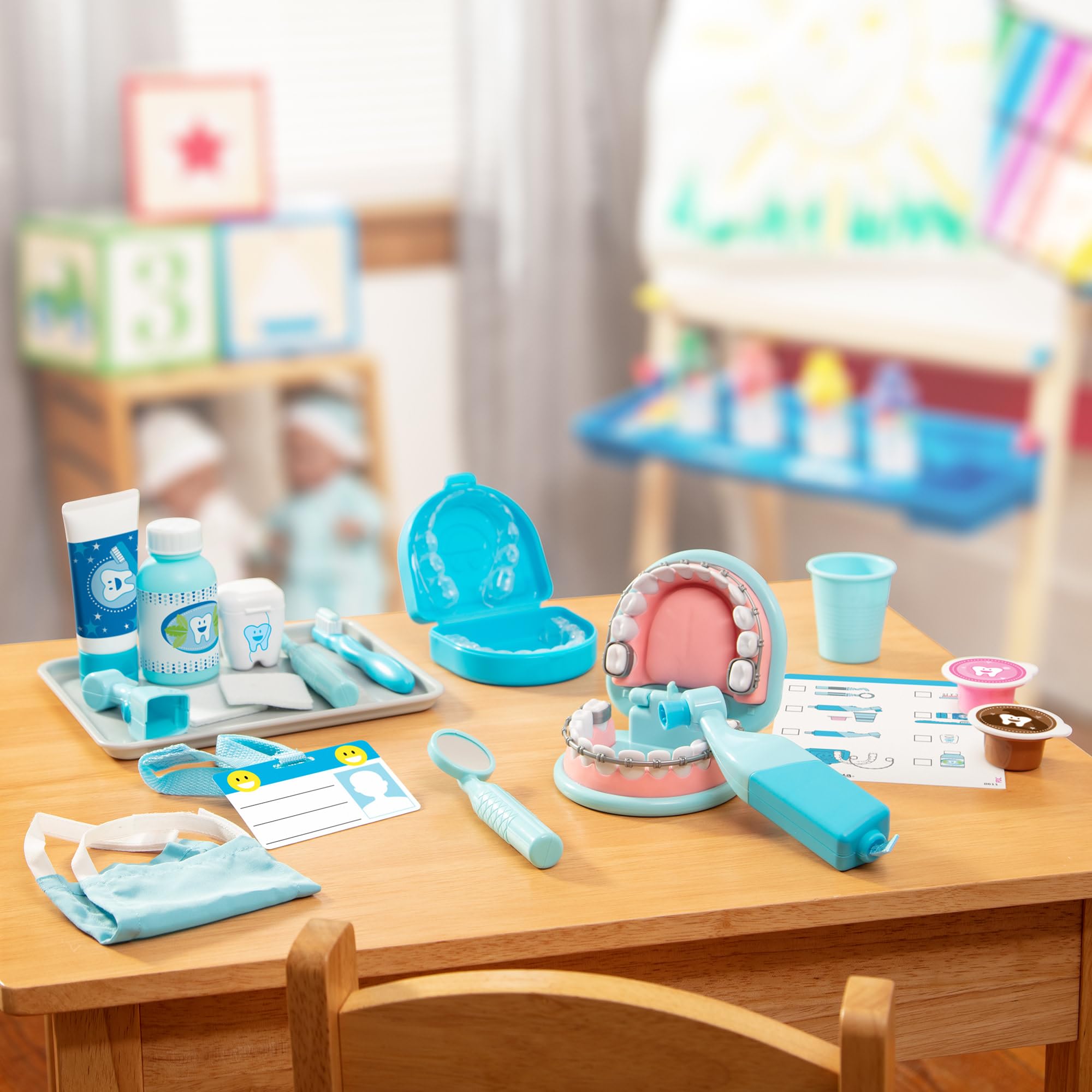 Kids Dentist Play Set With Oversized Teeth-Toys Galore