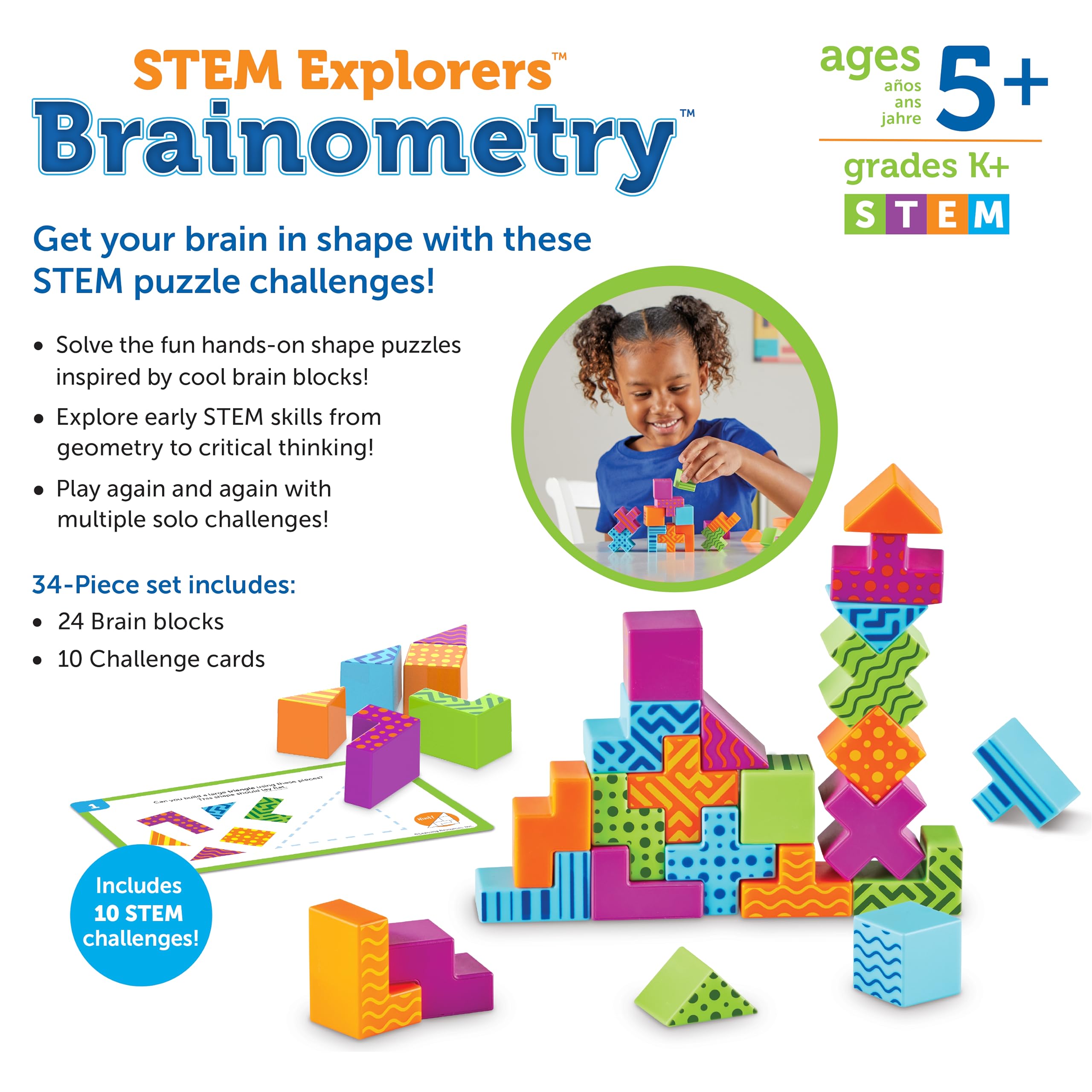Learning Resources Puzzle Ages 5 And Up Kids-Toys Galore