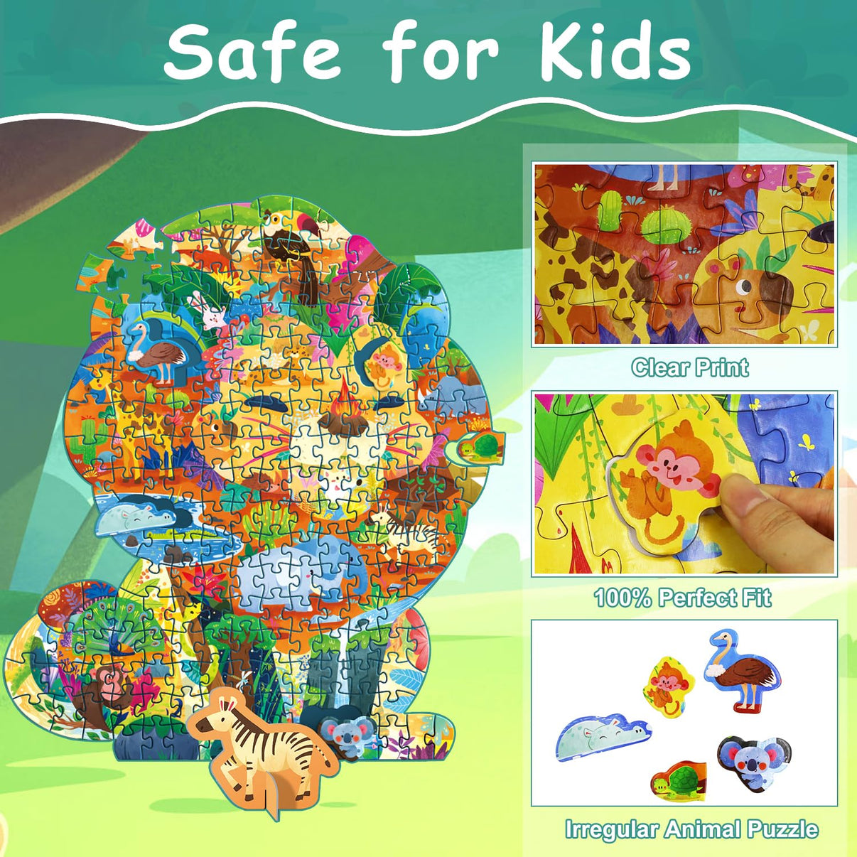 Lion Puzzle For Kids Ages 6 To 12 200 Piece Floor-Toys Galore