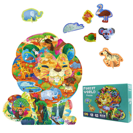 Lion Puzzle For Kids Ages 6 To 12 200 Piece Floor-Toys Galore