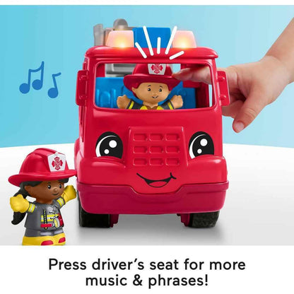 Little People Fire Truck Musical Push-Along Kid-Toys Galore