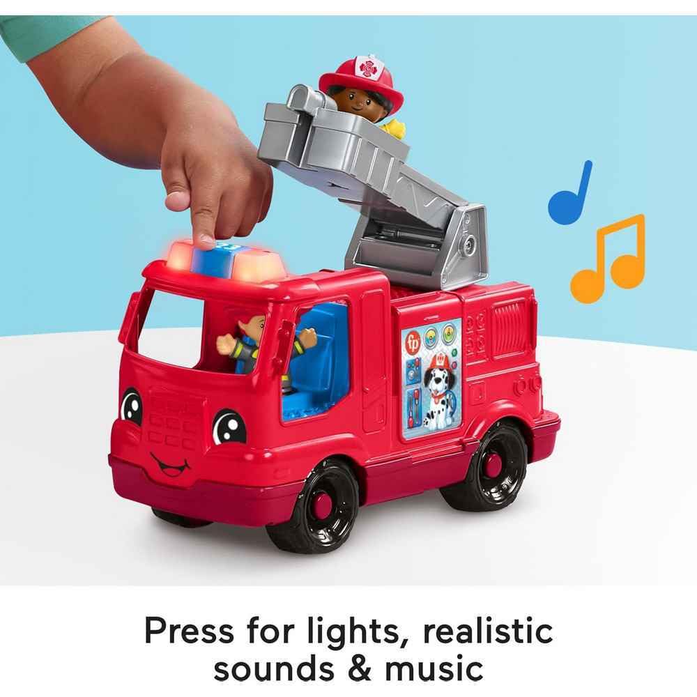 Little People Fire Truck Musical Push-Along Kid-Toys Galore