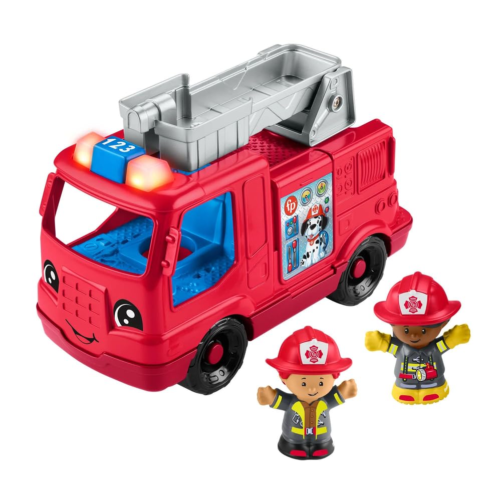 Little People Fire Truck Musical Push-Along Kid-Toys Galore