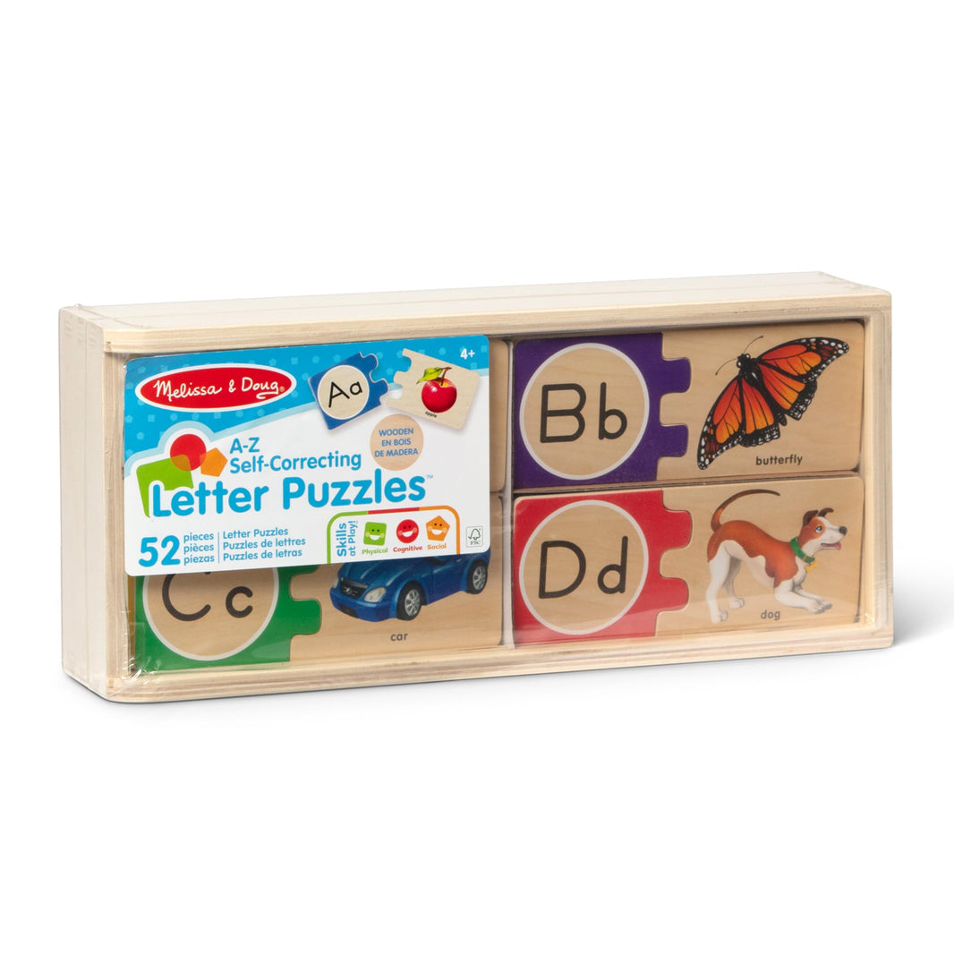 Self Correcting Alphabet Puzzle Toddlers-Toys Galore