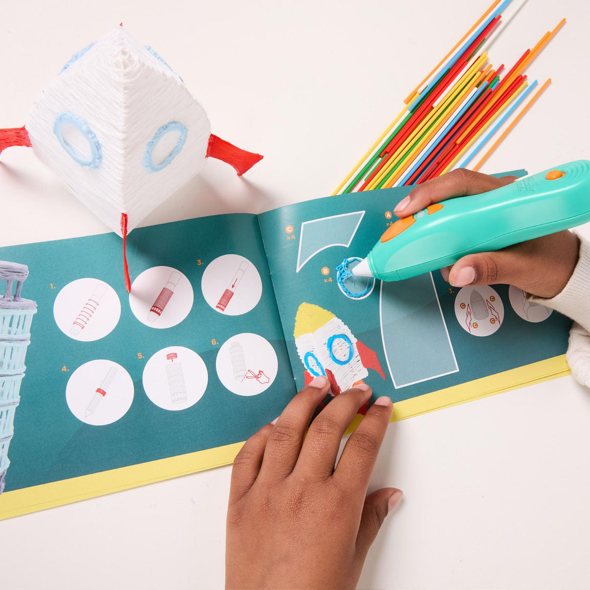 Start 3D Printing Pen For Kids Safe STEM Fun-Toys Galore